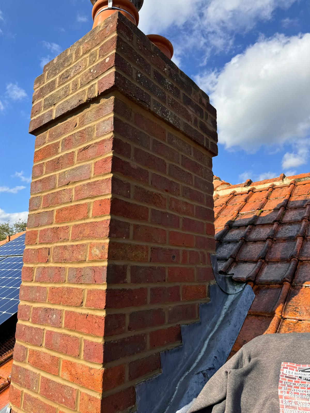 Chimney repoint completed, Buckinghamshire